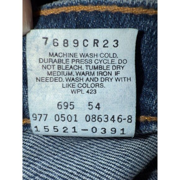 NWT Vintage 2001 Levi’s 512 Stretch Slim Fit Tapered Leg Jeans Size 10 - Picture 10 of 12